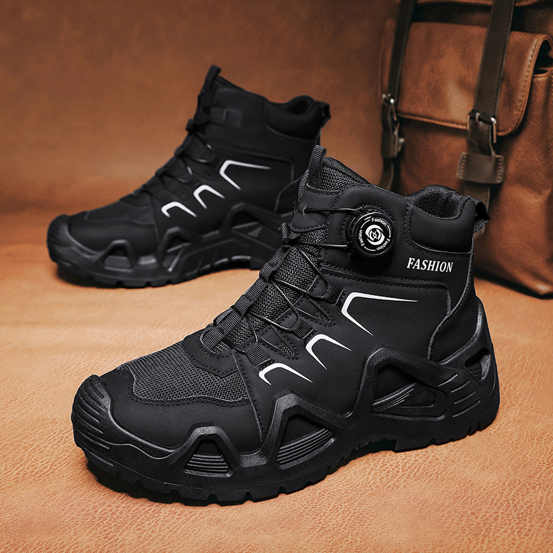 ⏰Limited Time Sale 70% OFF-Men's Orthopedic Hiking Boots - Built-In Arch Support; Waterproof; Anti-Slip; Smash-Resistant; Wide Toe; Ideal for Hiking; Outdoor Adventures