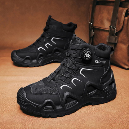 ⏰Limited Time Sale 70% OFF-Men's Orthopedic Hiking Boots - Built-In Arch Support; Waterproof; Anti-Slip; Smash-Resistant; Wide Toe; Ideal for Hiking; Outdoor Adventures