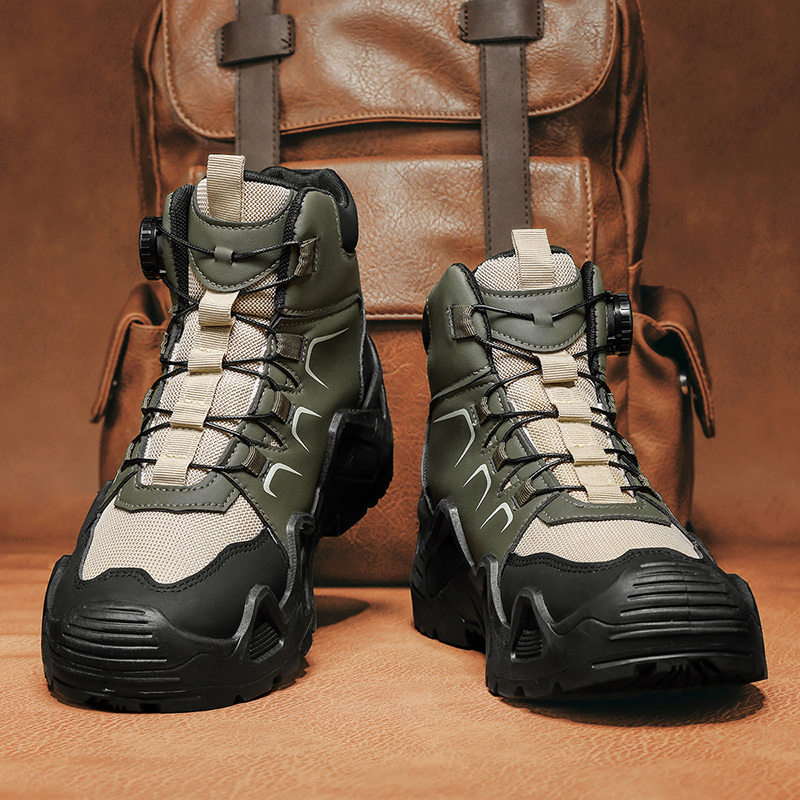 ⏰Limited Time Sale 70% OFF-Men's Orthopedic Hiking Boots - Built-In Arch Support; Waterproof; Anti-Slip; Smash-Resistant; Wide Toe; Ideal for Hiking; Outdoor Adventures