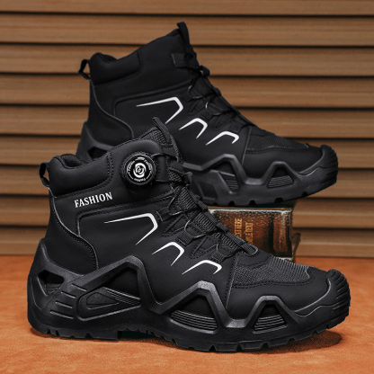 ⏰Limited Time Sale 70% OFF-Men's Orthopedic Hiking Boots - Built-In Arch Support; Waterproof; Anti-Slip; Smash-Resistant; Wide Toe; Ideal for Hiking; Outdoor Adventures