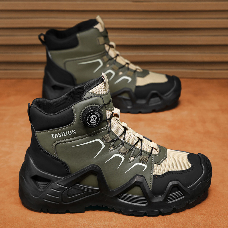 ⏰Limited Time Sale 70% OFF-Men's Orthopedic Hiking Boots - Built-In Arch Support; Waterproof; Anti-Slip; Smash-Resistant; Wide Toe; Ideal for Hiking; Outdoor Adventures