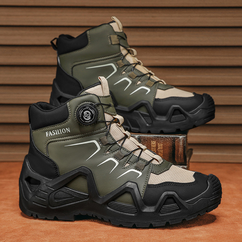 ⏰Limited Time Sale 70% OFF-Men's Orthopedic Hiking Boots - Built-In Arch Support; Waterproof; Anti-Slip; Smash-Resistant; Wide Toe; Ideal for Hiking; Outdoor Adventures