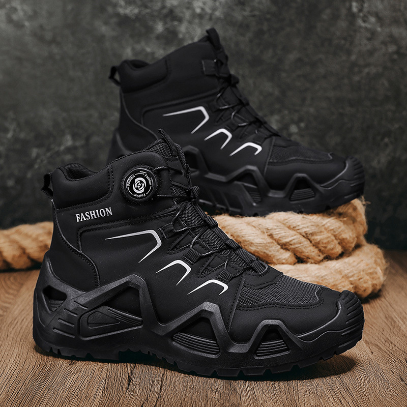 ⏰Limited Time Sale 70% OFF-Men's Orthopedic Hiking Boots - Built-In Arch Support; Waterproof; Anti-Slip; Smash-Resistant; Wide Toe; Ideal for Hiking; Outdoor Adventures