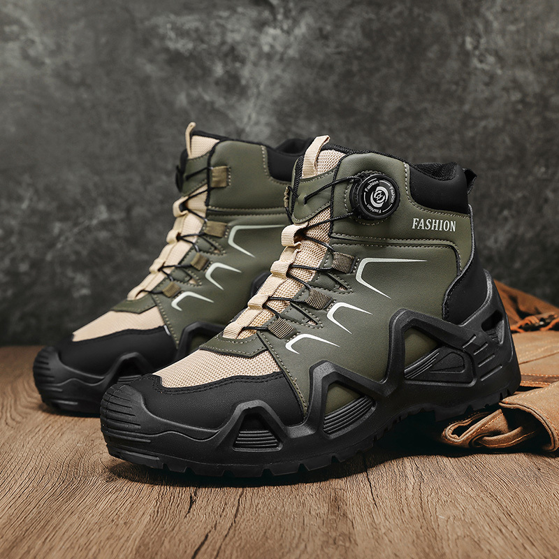 ⏰Limited Time Sale 70% OFF-Men's Orthopedic Hiking Boots - Built-In Arch Support; Waterproof; Anti-Slip; Smash-Resistant; Wide Toe; Ideal for Hiking; Outdoor Adventures