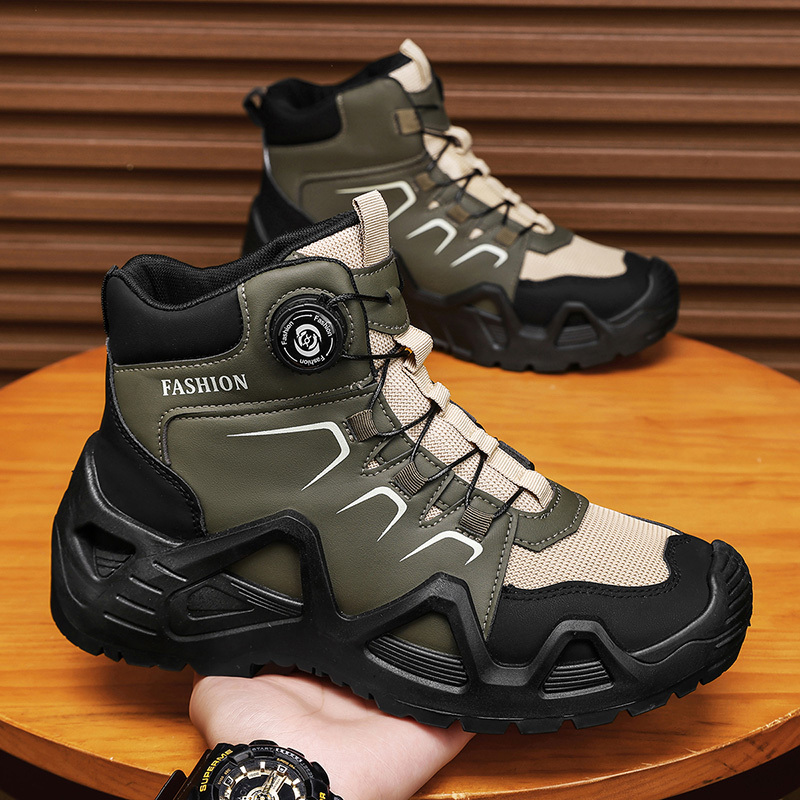 ⏰Limited Time Sale 70% OFF-Men's Orthopedic Hiking Boots - Built-In Arch Support; Waterproof; Anti-Slip; Smash-Resistant; Wide Toe; Ideal for Hiking; Outdoor Adventures