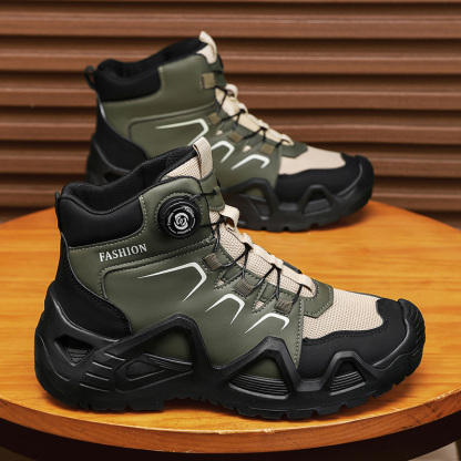 ⏰Limited Time Sale 70% OFF-Men's Orthopedic Hiking Boots - Built-In Arch Support; Waterproof; Anti-Slip; Smash-Resistant; Wide Toe; Ideal for Hiking; Outdoor Adventures