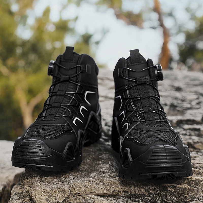 ⏰Limited Time Sale 70% OFF-Men's Orthopedic Hiking Boots - Built-In Arch Support; Waterproof; Anti-Slip; Smash-Resistant; Wide Toe; Ideal for Hiking; Outdoor Adventures