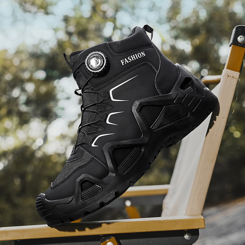 ⏰Limited Time Sale 70% OFF-Men's Orthopedic Hiking Boots - Built-In Arch Support; Waterproof; Anti-Slip; Smash-Resistant; Wide Toe; Ideal for Hiking; Outdoor Adventures