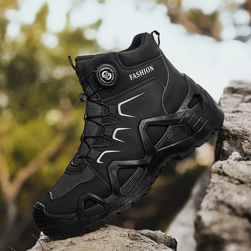 ⏰Limited Time Sale 70% OFF-Men's Orthopedic Hiking Boots - Built-In Arch Support; Waterproof; Anti-Slip; Smash-Resistant; Wide Toe; Ideal for Hiking; Outdoor Adventures
