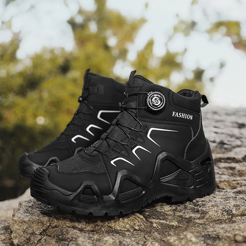 ⏰Limited Time Sale 70% OFF-Men's Orthopedic Hiking Boots - Built-In Arch Support; Waterproof; Anti-Slip; Smash-Resistant; Wide Toe; Ideal for Hiking; Outdoor Adventures