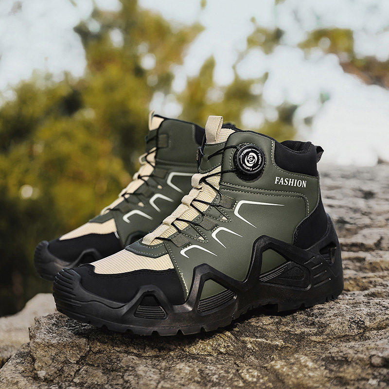 ⏰Limited Time Sale 70% OFF-Men's Orthopedic Hiking Boots - Built-In Arch Support; Waterproof; Anti-Slip; Smash-Resistant; Wide Toe; Ideal for Hiking; Outdoor Adventures
