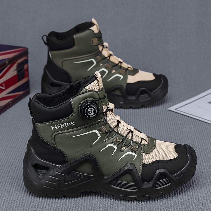 ⏰Limited Time Sale 70% OFF-Men's Orthopedic Hiking Boots - Built-In Arch Support; Waterproof; Anti-Slip; Smash-Resistant; Wide Toe; Ideal for Hiking; Outdoor Adventures