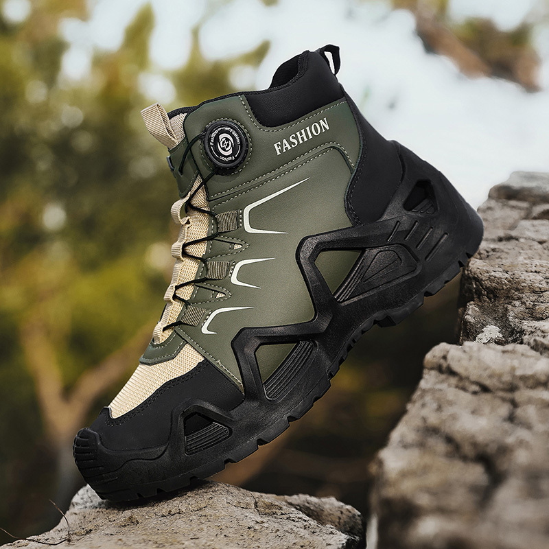 ⏰Limited Time Sale 70% OFF-Men's Orthopedic Hiking Boots - Built-In Arch Support; Waterproof; Anti-Slip; Smash-Resistant; Wide Toe; Ideal for Hiking; Outdoor Adventures