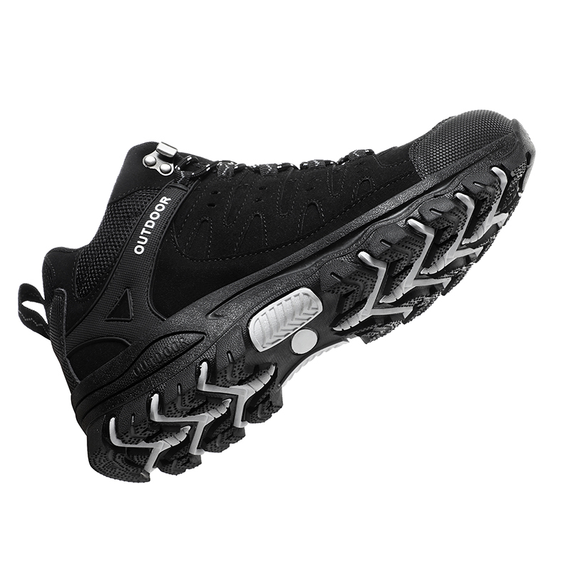 Men's Orthopedic Arch Support Hiking Boots-Slip&Water-Resistant, Design for All-Day wear Comfortable Work Boots-Ideal for Outdoor Adventures, Work and Travelling