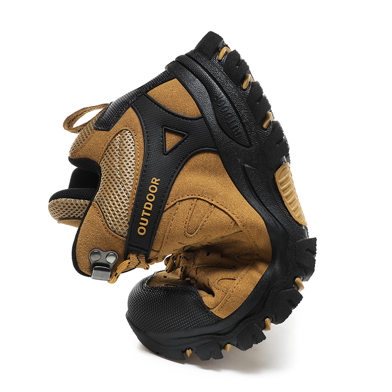 Men's Orthopedic Arch Support Hiking Boots-Slip&Water-Resistant, Design for All-Day wear Comfortable Work Boots-Ideal for Outdoor Adventures, Work and Travelling