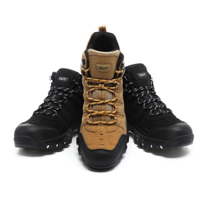 Men's Orthopedic Arch Support Hiking Boots-Slip&Water-Resistant, Design for All-Day wear Comfortable Work Boots-Ideal for Outdoor Adventures, Work and Travelling