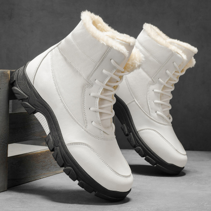 Men's Waterproof Hiking Boots - Breathable Quick-Dry Upper,Mountain Trekking & Outdoor Adventures | All-Terrain Grip & Abrasion-Proof