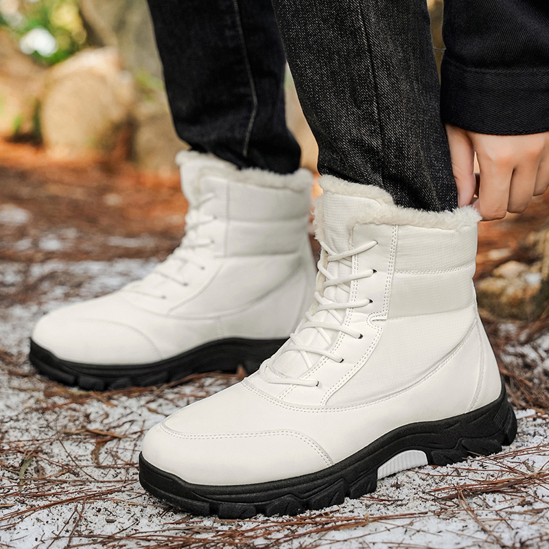 Men's Waterproof Hiking Boots - Breathable Quick-Dry Upper,Mountain Trekking & Outdoor Adventures | All-Terrain Grip & Abrasion-Proof