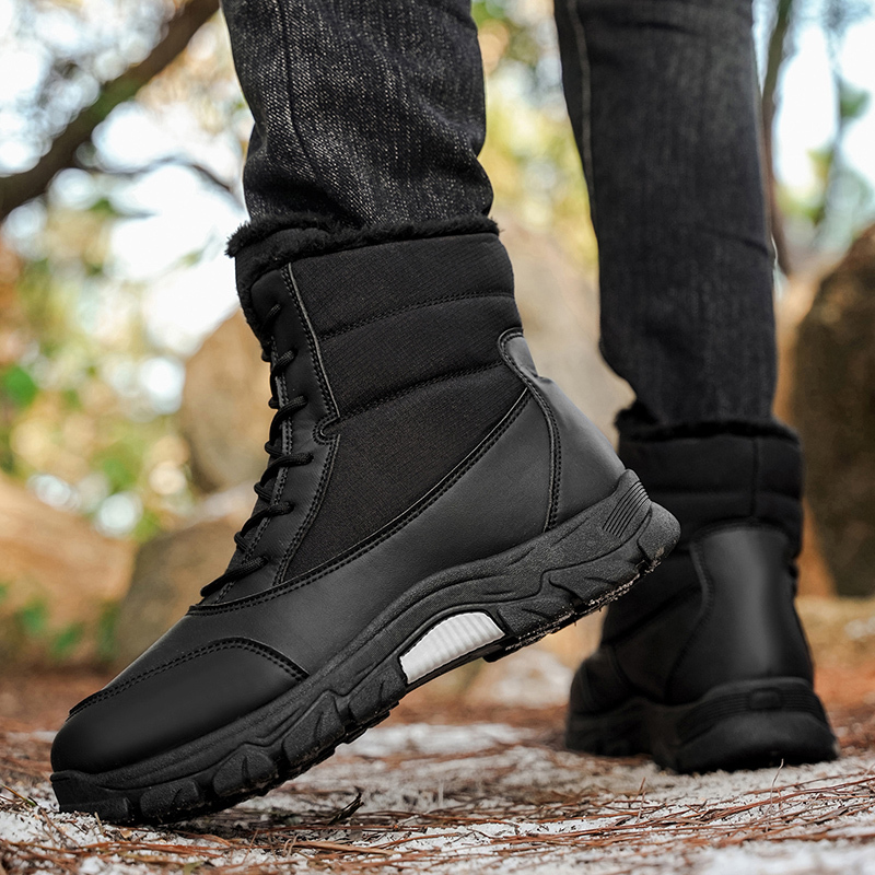 Men's Waterproof Hiking Boots - Breathable Quick-Dry Upper,Mountain Trekking & Outdoor Adventures | All-Terrain Grip & Abrasion-Proof
