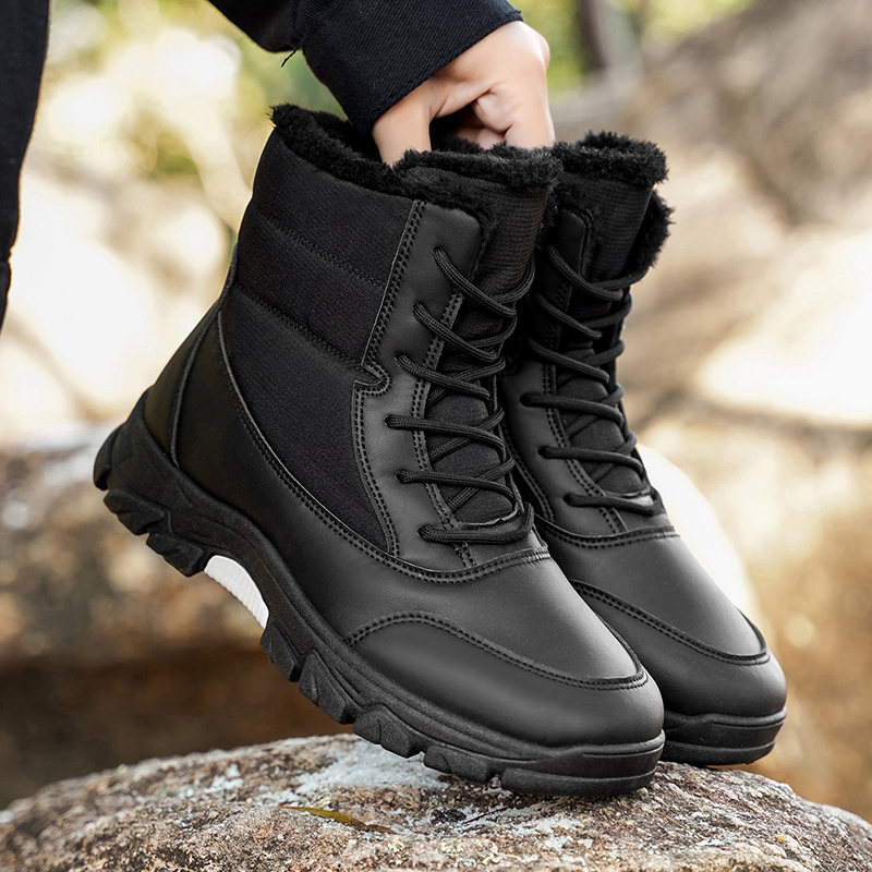 Men's Waterproof Hiking Boots - Breathable Quick-Dry Upper,Mountain Trekking & Outdoor Adventures | All-Terrain Grip & Abrasion-Proof