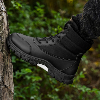 Men's Waterproof Hiking Boots - Breathable Quick-Dry Upper,Mountain Trekking & Outdoor Adventures | All-Terrain Grip & Abrasion-Proof