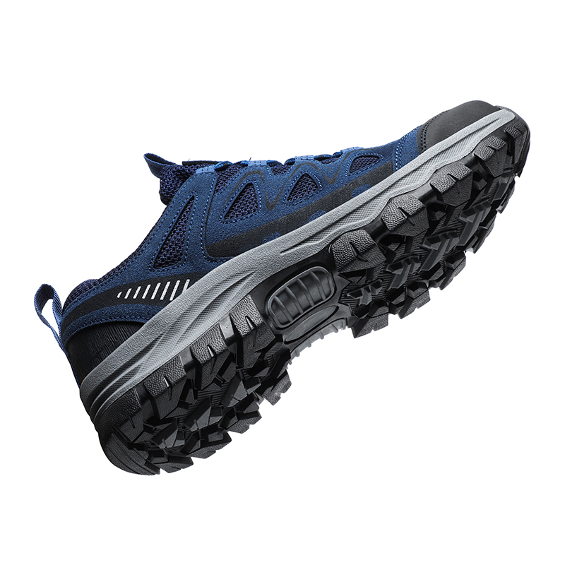 Men's Orthopedic Arch Support Wide Toe Lightweight Hiking Shoes Waterproof Non-slip Scratch-Resistant Work Shoes, Ideal For Hike All Day with Comfort and Zero Fatigue