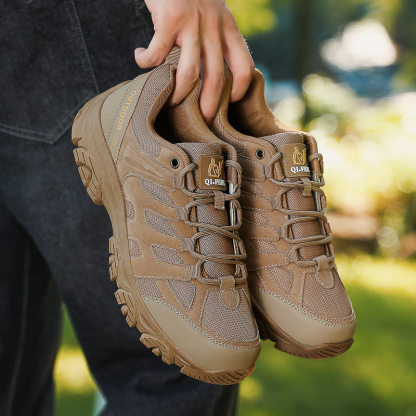 Men’s Comfortable Hiking Shoes, Orthopedic Arch Support Non-Slip Puncture&Scratch Resistant Wide Toe Box Design Work Shoes, Ideal For Walking or Standing All-Day