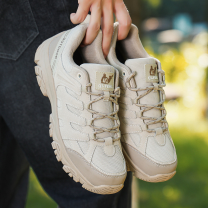 Men’s Comfortable Hiking Shoes, Orthopedic Arch Support Non-Slip Puncture&Scratch Resistant Wide Toe Box Design Work Shoes, Ideal For Walking or Standing All-Day