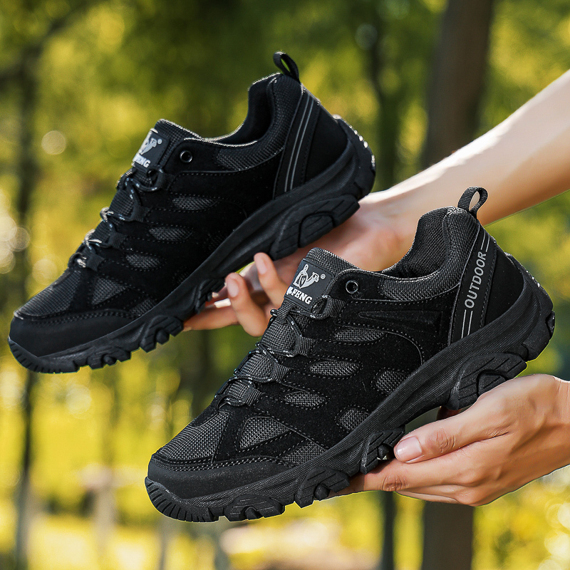 Men’s Comfortable Hiking Shoes, Orthopedic Arch Support Non-Slip Puncture&Scratch Resistant Wide Toe Box Design Work Shoes, Ideal For Walking or Standing All-Day