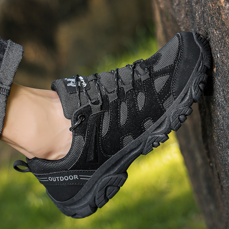 Men’s Comfortable Hiking Shoes, Orthopedic Arch Support Non-Slip Puncture&Scratch Resistant Wide Toe Box Design Work Shoes, Ideal For Walking or Standing All-Day