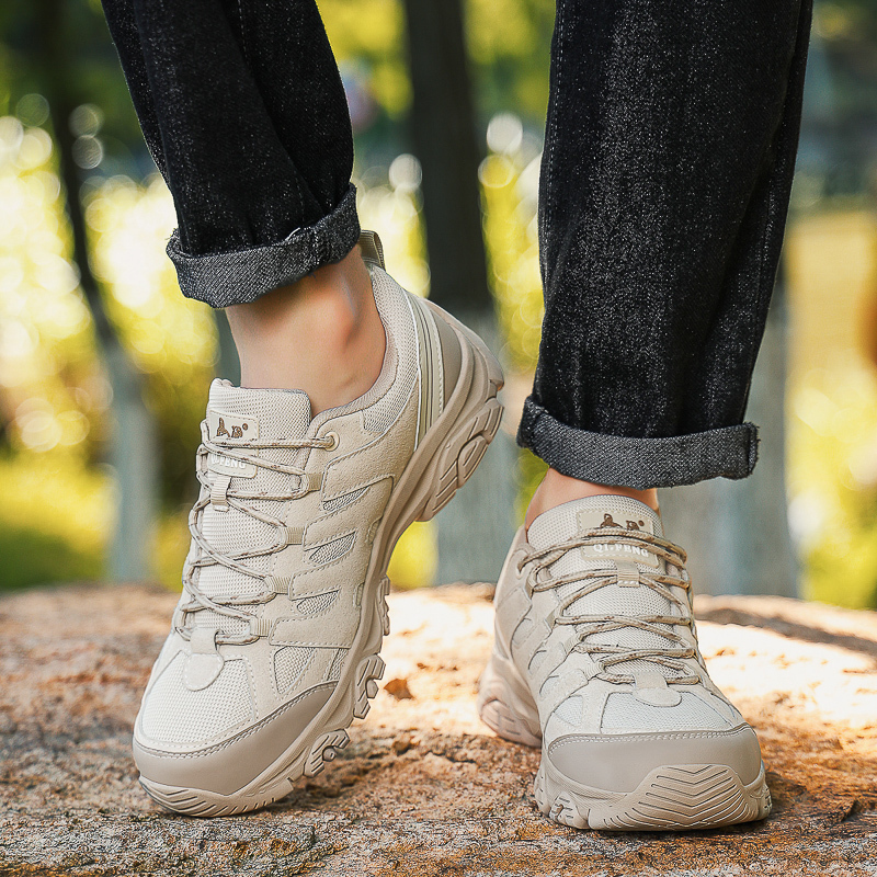 Men’s Comfortable Hiking Shoes, Orthopedic Arch Support Non-Slip Puncture&Scratch Resistant Wide Toe Box Design Work Shoes, Ideal For Walking or Standing All-Day