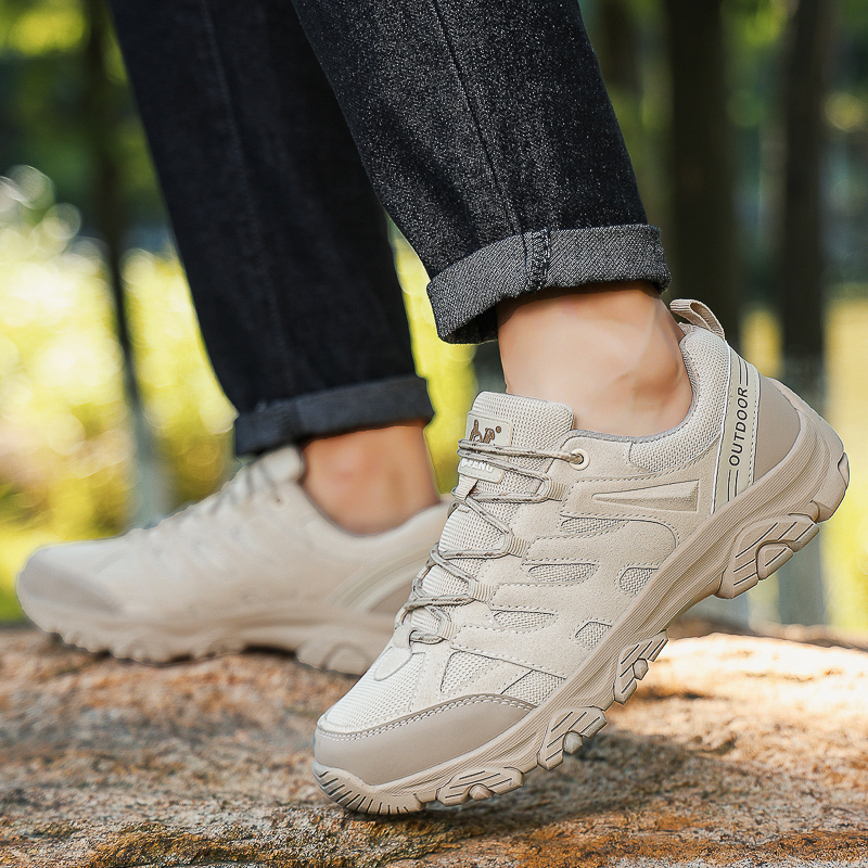 Men’s Comfortable Hiking Shoes, Orthopedic Arch Support Non-Slip Puncture&Scratch Resistant Wide Toe Box Design Work Shoes, Ideal For Walking or Standing All-Day