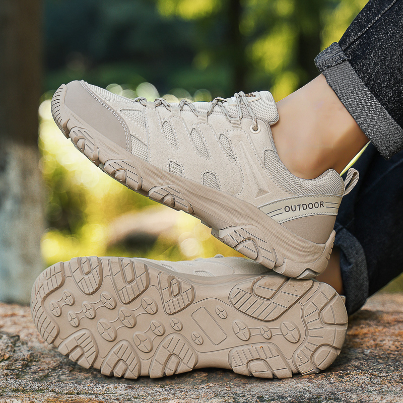 Men’s Comfortable Hiking Shoes, Orthopedic Arch Support Non-Slip Puncture&Scratch Resistant Wide Toe Box Design Work Shoes, Ideal For Walking or Standing All-Day