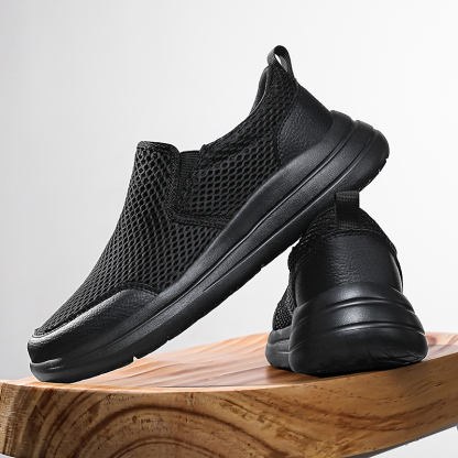  Men's Stretch-Knit Slip-On Shoes | 8 oz Light | Orthopedic | Wide Fit | 1-Second Wear | Machine Washable