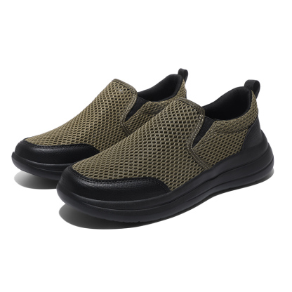 Men's Stretch-Knit Slip-On Shoes | 8 oz Light | Orthopedic | Wide Fit | 1-Second Wear | Machine Washable