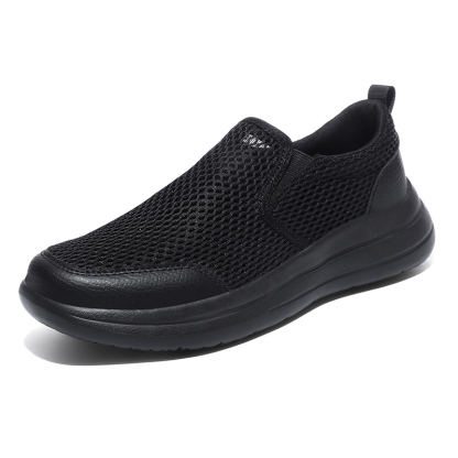  Men's Stretch-Knit Slip-On Shoes | 8 oz Light | Orthopedic | Wide Fit | 1-Second Wear | Machine Washable