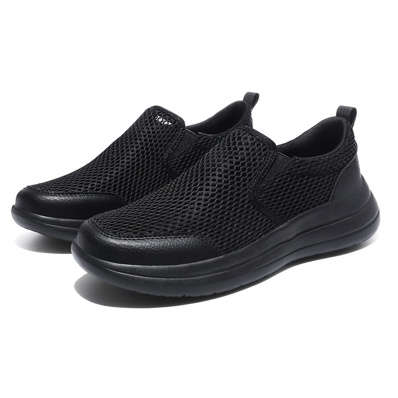  Men's Stretch-Knit Slip-On Shoes | 8 oz Light | Orthopedic | Wide Fit | 1-Second Wear | Machine Washable