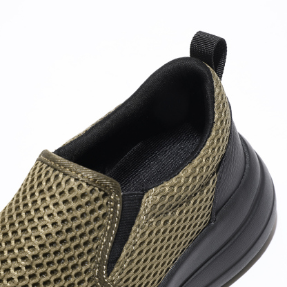  Men's Stretch-Knit Slip-On Shoes | 8 oz Light | Orthopedic | Wide Fit | 1-Second Wear | Machine Washable