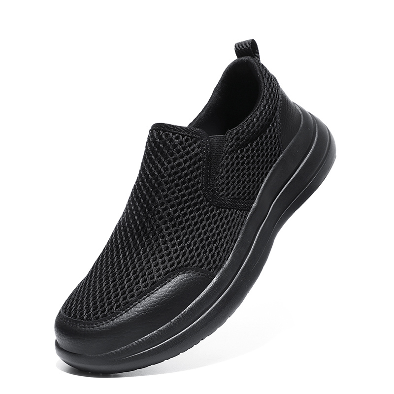  Men's Stretch-Knit Slip-On Shoes | 8 oz Light | Orthopedic | Wide Fit | 1-Second Wear | Machine Washable