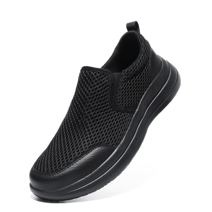  Men's Stretch-Knit Slip-On Shoes | 8 oz Light | Orthopedic | Wide Fit | 1-Second Wear | Machine Washable