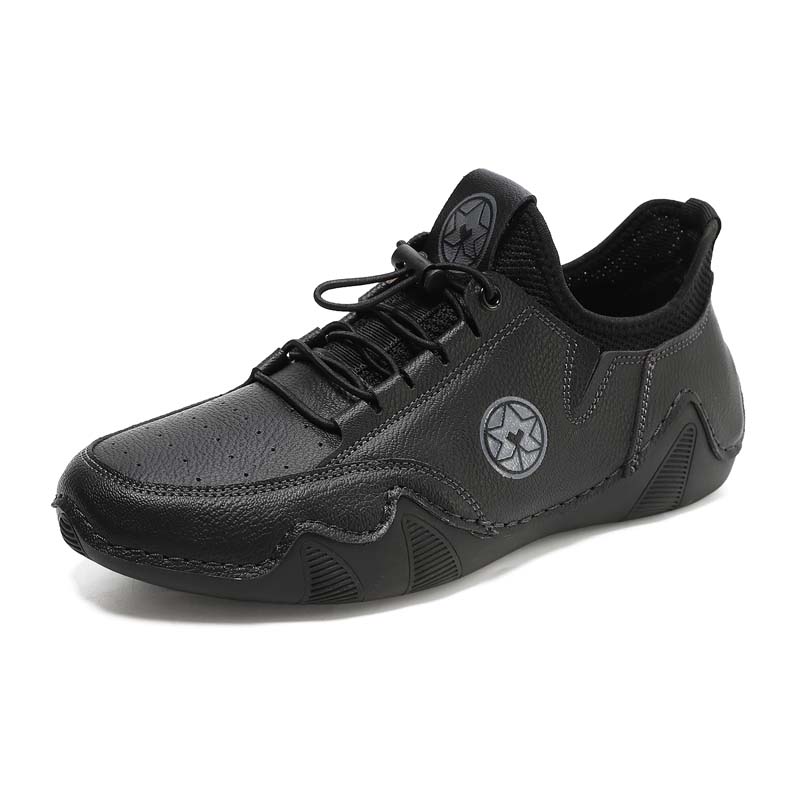 Men’s Slip-On Comfortable Arch Support Wide Toe Work Boots – Handcrafted, Waterproof, Slip-Resistant, Durable Outdoor Footwear