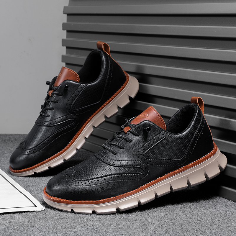 Men’s Orthopedic Arch Support Casual Shoes - Handcrafted, Waterproof, Non-Slip, Comfortable Work Shoes, Durable For 5 Years