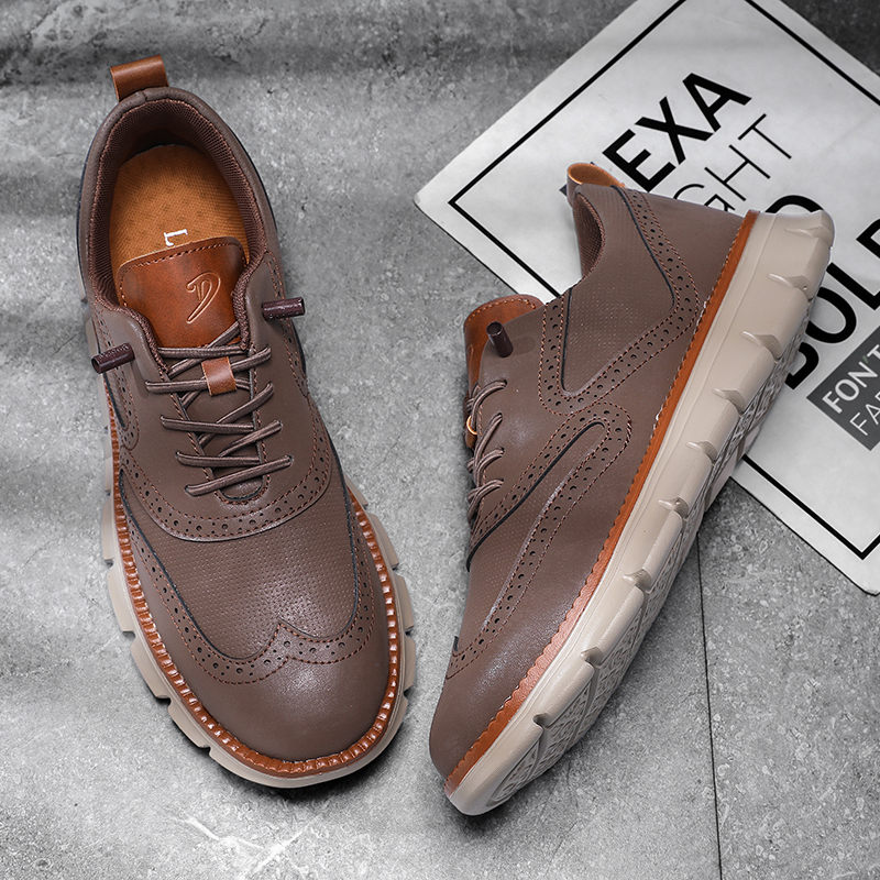 Men’s Orthopedic Arch Support Casual Shoes - Handcrafted, Waterproof, Non-Slip, Comfortable Work Shoes, Durable For 5 Years