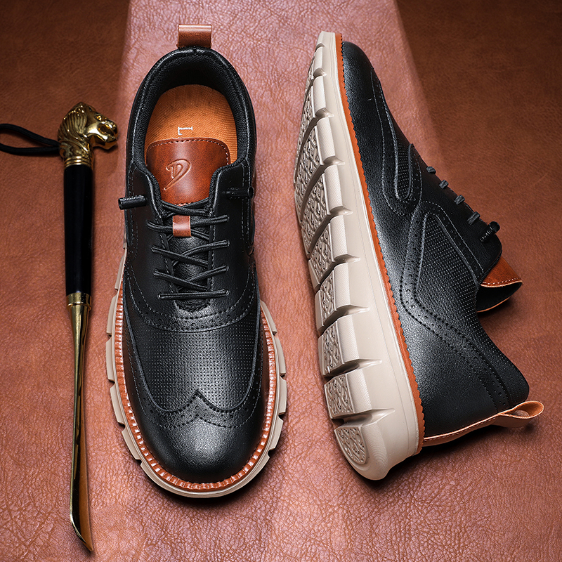 Men’s Orthopedic Arch Support Casual Shoes - Handcrafted, Waterproof, Non-Slip, Comfortable Work Shoes, Durable For 5 Years