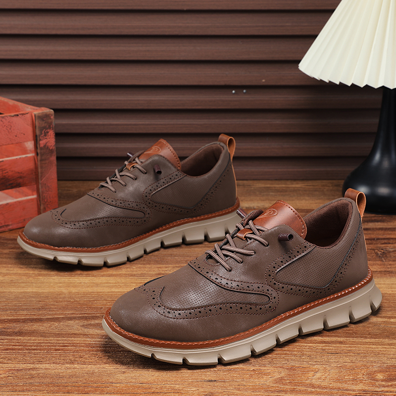 Men’s Orthopedic Arch Support Casual Shoes - Handcrafted, Waterproof, Non-Slip, Comfortable Work Shoes, Durable For 5 Years