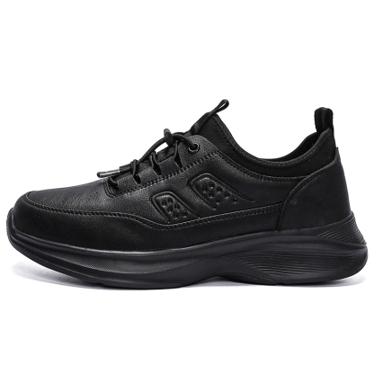 Men's Orthopedic Outdoor Walking Shoes - Built-In Arch Support; Waterproof Leather Upper; Wide Toe; Non-Slip; Ankle Support; Scratch&Smash&Puncture Resistant; Comfortable Hiking Boots