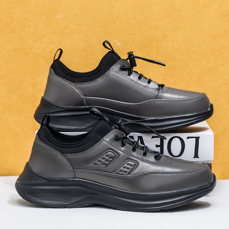 Men's Orthopedic Outdoor Walking Shoes - Built-In Arch Support; Waterproof Leather Upper; Wide Toe; Non-Slip; Ankle Support; Scratch&Smash&Puncture Resistant; Comfortable Hiking Boots