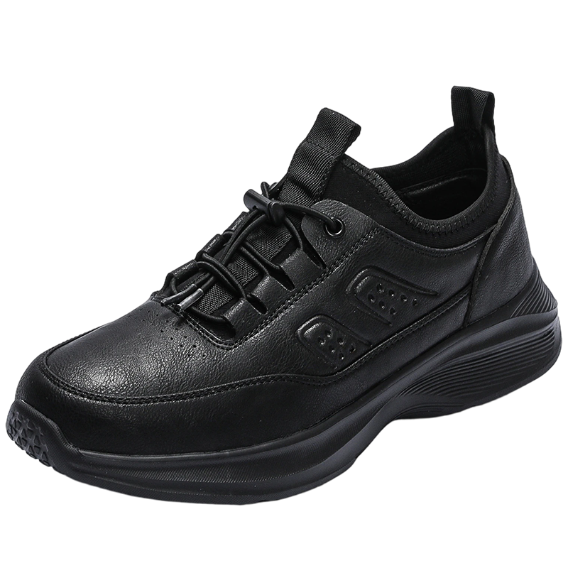 Men's Orthopedic Outdoor Walking Shoes - Built-In Arch Support; Waterproof Leather Upper; Wide Toe; Non-Slip; Ankle Support; Scratch&Smash&Puncture Resistant; Comfortable Hiking Boots