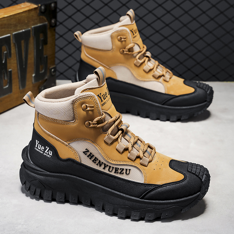 Men's Winter Warm and Cozy Thermal Lining Hiking Shoes - Lightweight - Anti-Slip - Water-Resistant - Breathable Sneakers -Ideal for Daily Routine, Outdoor Adventures, Sport, Travelling