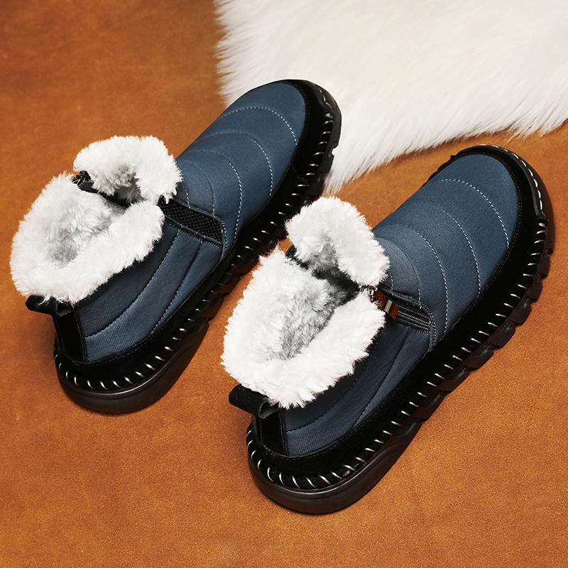 ⏰Limited Time Sale 70% OFF-Men’s Orthopedic Winter Warm and Cozy Hiking Boots - Casual Boots - Slip-on - Non-slip - Arch Support - Waterproof - Wide Toe - Ideal For Winter Outdoor Adventures